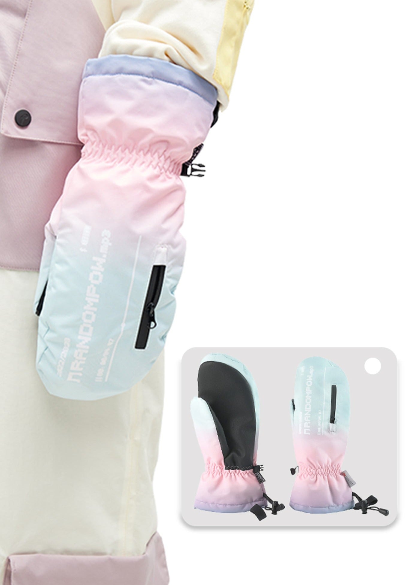 RandomPow 3M Thinsulate Mitts Touch Screen Gloves